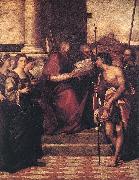 Sebastiano del Piombo San Giovanni Crisostomo and Saints Norge oil painting reproduction
